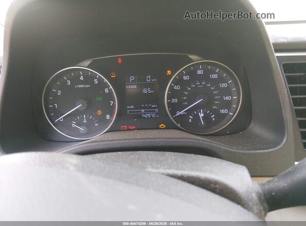 KMHD74LF8HU082726 2017 HYUNDAI ELANTRA Blue Вид задніх сидінь