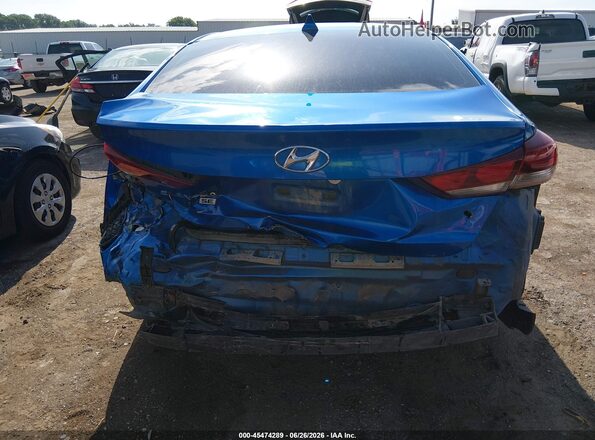 KMHD74LF8HU082726 2017 HYUNDAI ELANTRA Blue 