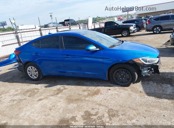 KMHD74LF8HU082726 2017 HYUNDAI ELANTRA Blue Панорамний вид салону 360°