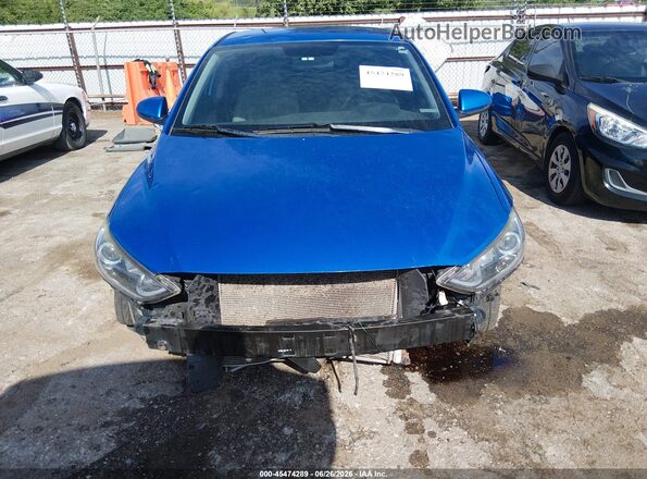 KMHD74LF8HU082726 2017 HYUNDAI ELANTRA Blue Вид задньої частини салону