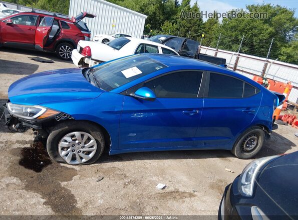 KMHD74LF8HU082726 2017 HYUNDAI ELANTRA Blue 