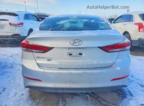KMHD74LF8JU567051 2018 HYUNDAI ELANTRA Silver უკანა ხედი