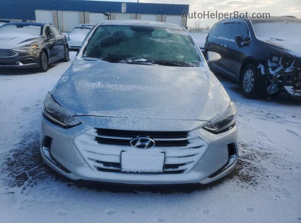 KMHD74LF8JU567051 2018 HYUNDAI ELANTRA Silver წინა ხედი