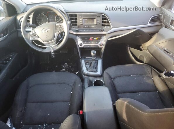 KMHD74LF8JU567051 2018 HYUNDAI ELANTRA Silver წინა პანელის ხედი