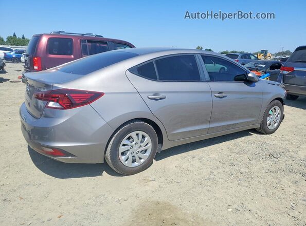 KMHD74LF8LU902683 2020 HYUNDAI ELANTRA Gray Trasero derecho