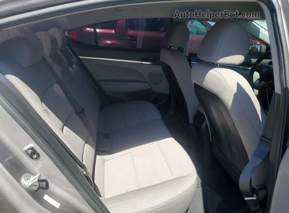 KMHD74LF8LU902683 2020 HYUNDAI ELANTRA Gray Vista de los asientos traseros