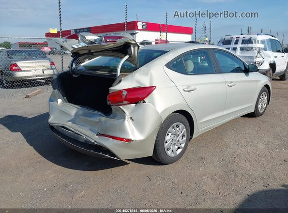 KMHD74LF9HU085375 2017 HYUNDAI ELANTRA Tan Задня права чверть