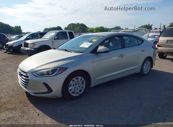 KMHD74LF9HU085375 2017 HYUNDAI ELANTRA Tan Передня ліва чверть