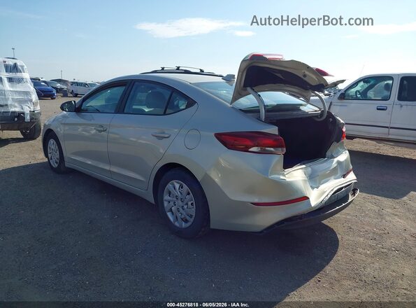 KMHD74LF9HU085375 2017 HYUNDAI ELANTRA Tan Задня ліва чверть