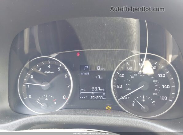 KMHD74LF9HU085375 2017 HYUNDAI ELANTRA Tan Вид задніх сидінь