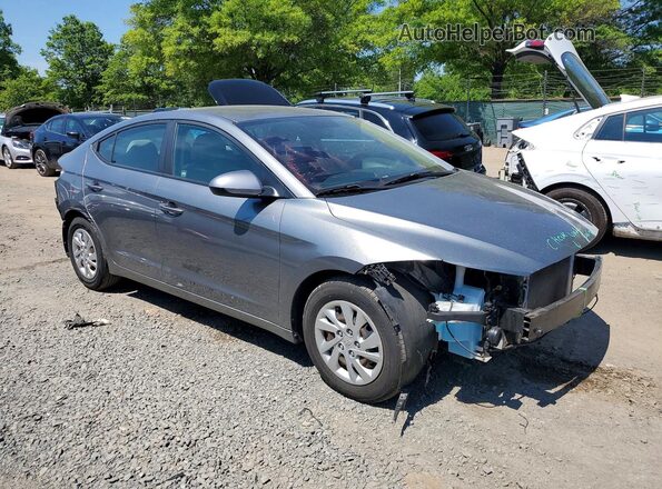 KMHD74LF9HU359075 2017 HYUNDAI ELANTRA Gray Front right