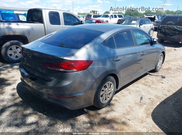 KMHD74LF9JU475978 2018 HYUNDAI ELANTRA Gray Trasero derecho