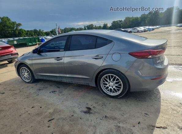 KMHD74LF9JU613440 2018 HYUNDAI ELANTRA Gray Tył lewy