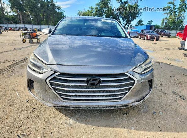 KMHD74LF9JU613440 2018 HYUNDAI ELANTRA Gray Widok z przodu