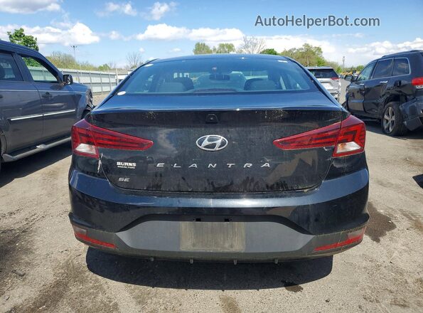 KMHD74LF9KU781192 2019 HYUNDAI ELANTRA Black Widok z tyłu