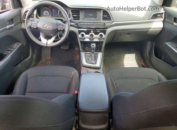 KMHD74LF9KU781192 2019 HYUNDAI ELANTRA Black Widok deski rozdzielczej
