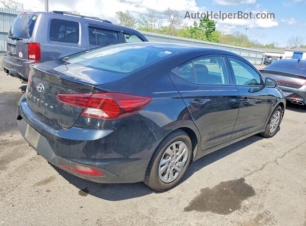 KMHD74LF9KU781192 2019 HYUNDAI ELANTRA Black Tył prawy