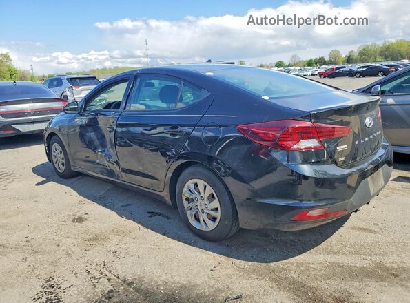 KMHD74LF9KU781192 2019 HYUNDAI ELANTRA Black Tył lewy
