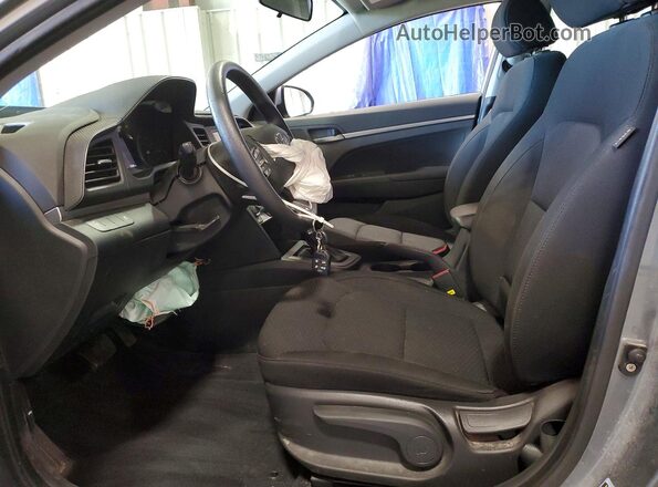 KMHD74LF9KU789809 2019 HYUNDAI ELANTRA Gray 