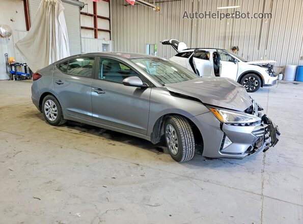 KMHD74LF9KU789809 2019 HYUNDAI ELANTRA Gray 