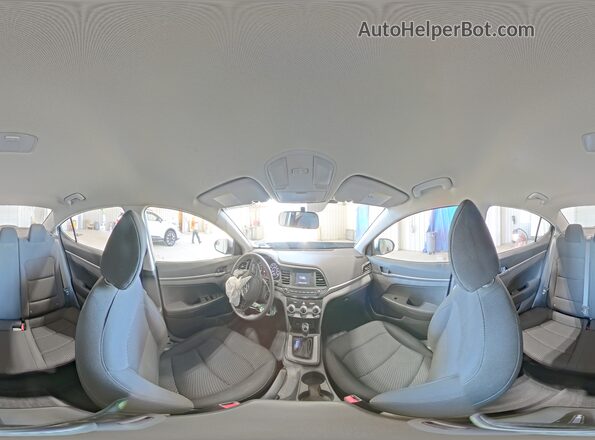 KMHD74LF9KU789809 2019 HYUNDAI ELANTRA Gray 