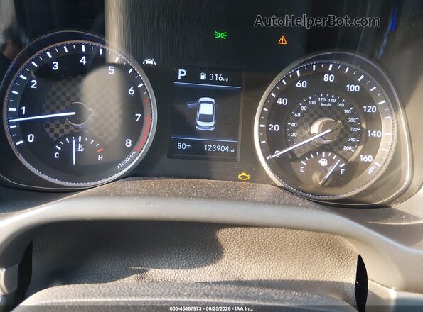 KMHD74LF9LU945316 2020 HYUNDAI ELANTRA Black Հետևի նստատեղերի տեսք