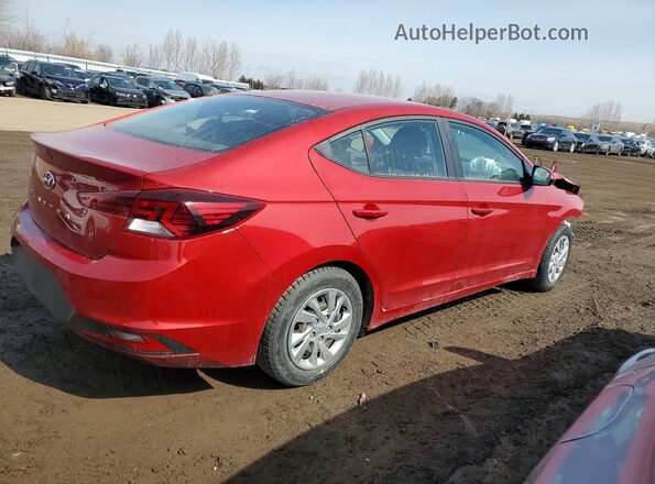 KMHD74LF9LU959930 2020 HYUNDAI ELANTRA Red 