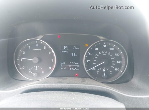 KMHD74LFXHU324707 2017 HYUNDAI ELANTRA Серебряный Вид задних сидений