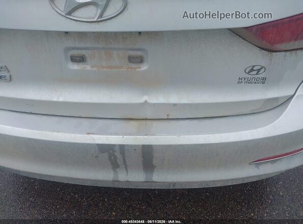KMHD74LFXHU324707 2017 HYUNDAI ELANTRA Серебряный 