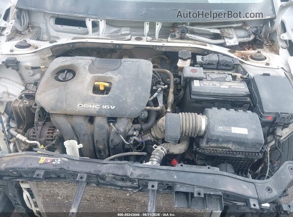 KMHD74LFXHU324707 2017 HYUNDAI ELANTRA Серебряный Вид сзади