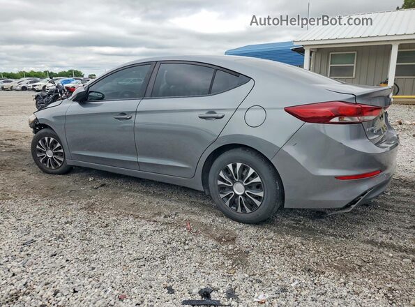 KMHD74LFXJU594879 2018 HYUNDAI ELANTRA Серый Задняя левая четверть
