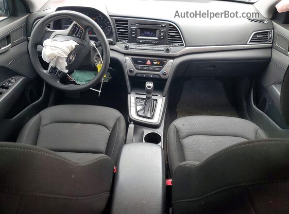 KMHD74LFXJU594879 2018 HYUNDAI ELANTRA Серый Вид панели приборов