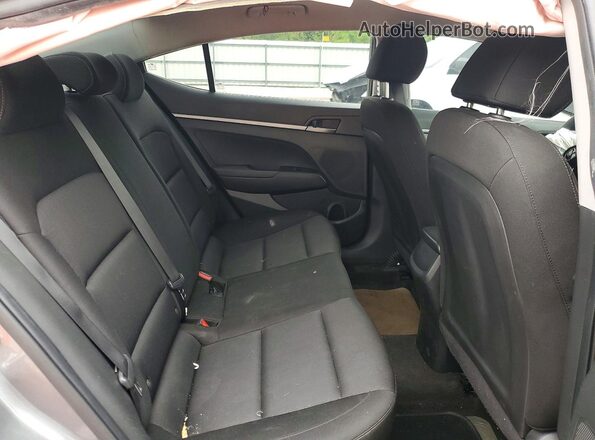 KMHD74LFXJU594879 2018 HYUNDAI ELANTRA Серый Вид задних сидений