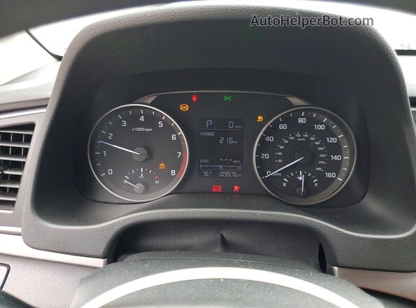 KMHD74LFXJU594879 2018 HYUNDAI ELANTRA Серый Вид щитка приборов