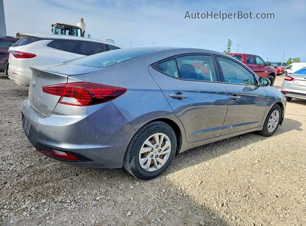 KMHD74LFXKU753353 2019 HYUNDAI ELANTRA Gray Задня права чверть