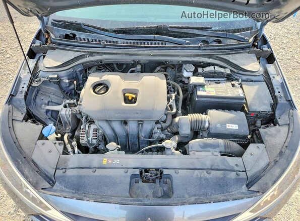 KMHD74LFXKU753353 2019 HYUNDAI ELANTRA Gray Вид задньої частини салону
