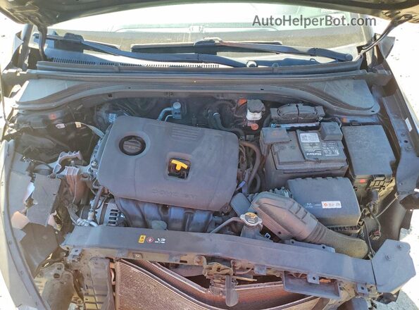 KMHD74LFXKU756043 2019 HYUNDAI ELANTRA Black უკანა სალონის ხედი