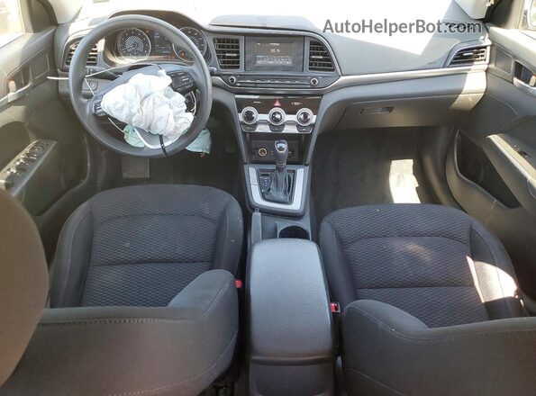 KMHD74LFXKU756043 2019 HYUNDAI ELANTRA Black წინა პანელის ხედი