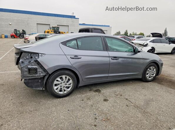 KMHD74LFXKU808478 2019 HYUNDAI ELANTRA Gray 