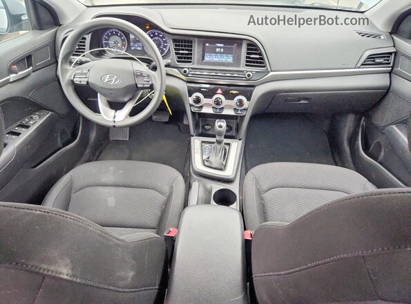 KMHD74LFXKU808478 2019 HYUNDAI ELANTRA Gray 