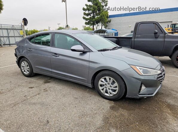 KMHD74LFXKU808478 2019 HYUNDAI ELANTRA Gray 
