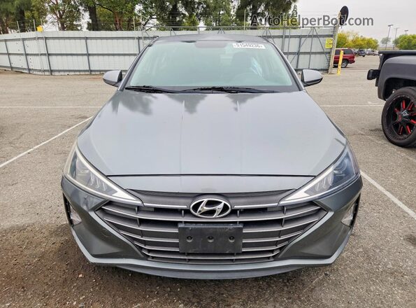 KMHD74LFXKU808478 2019 HYUNDAI ELANTRA Gray 