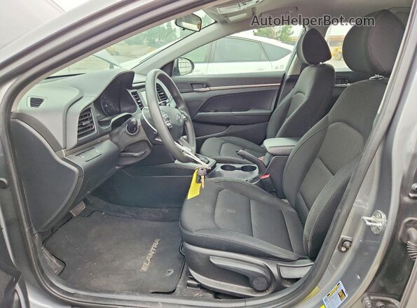 KMHD74LFXKU808478 2019 HYUNDAI ELANTRA Gray 
