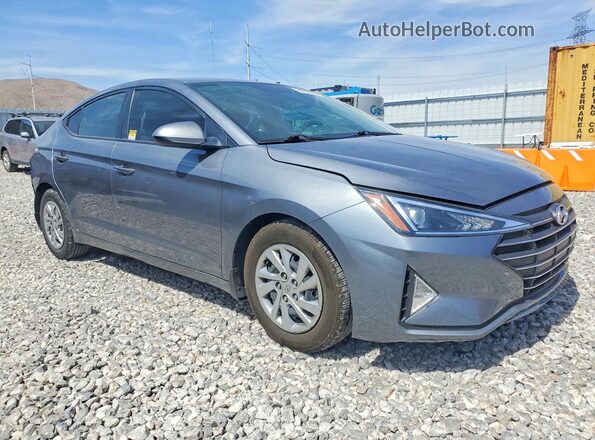 KMHD74LFXKU872729 2019 HYUNDAI ELANTRA Gray Przód prawy