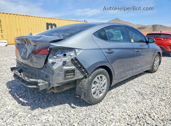 KMHD74LFXKU872729 2019 HYUNDAI ELANTRA Gray Tył prawy