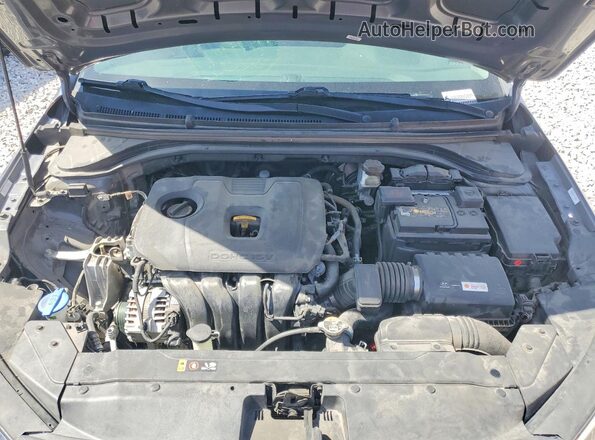 KMHD74LFXKU872729 2019 HYUNDAI ELANTRA Gray Widok wnętrza z tyłu