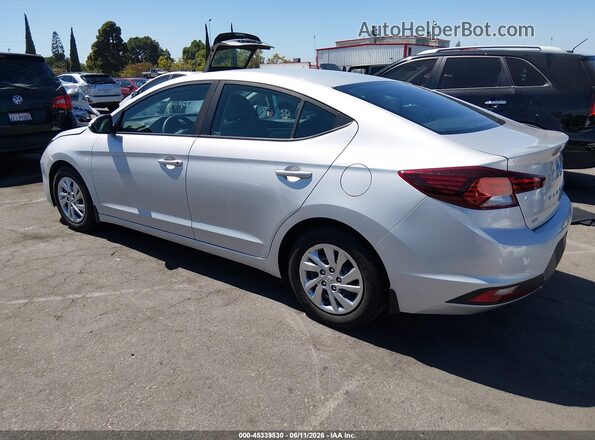 KMHD74LFXKU887411 2019 HYUNDAI ELANTRA Silver Задня ліва чверть