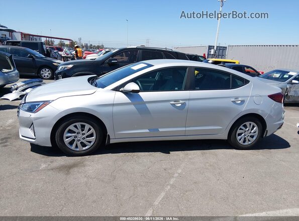 KMHD74LFXKU887411 2019 HYUNDAI ELANTRA Silver Панорамний вид салону 360°