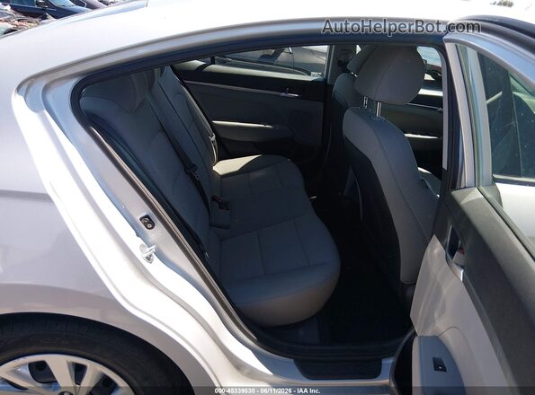 KMHD74LFXKU887411 2019 HYUNDAI ELANTRA Silver Вид наклейки з VIN-кодом