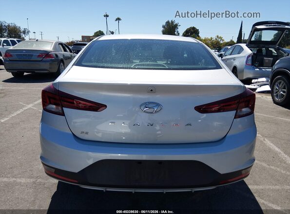 KMHD74LFXKU887411 2019 HYUNDAI ELANTRA Silver 